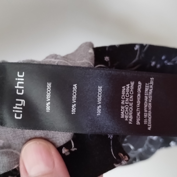 CITY CHIC WOMEN 3/4 SLEEVE MIDI DRESS W/ BELT PLUS SIZE. - Picture 9 of 12